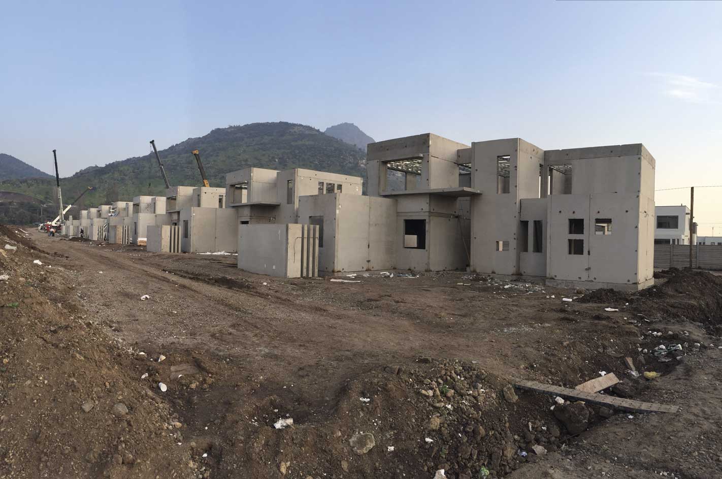 Obra gruesa en proyecto residencial