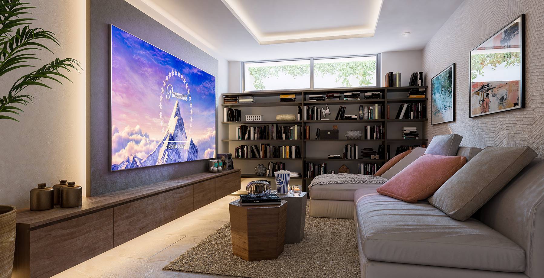 Mueble interior de madera